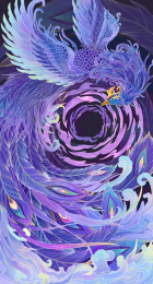 中国风凤凰插画