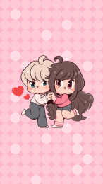 小情侣紧紧贴在一起