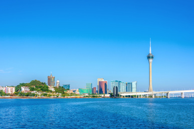 中国澳门旅游塔风光