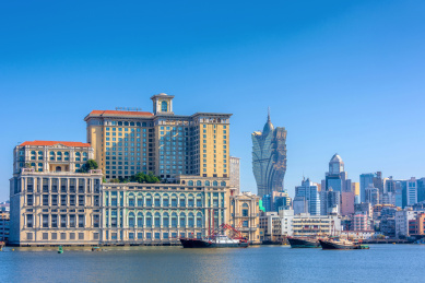 中国澳门城市风光