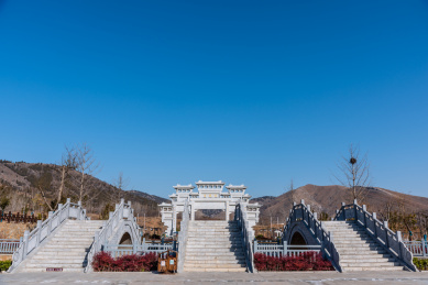 中国安徽皇藏峪国家森林公园大门