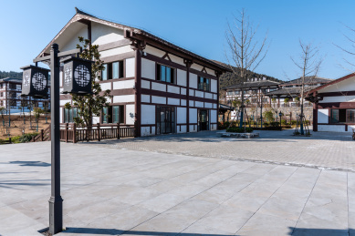 中国安徽皇藏峪汉代复古建筑