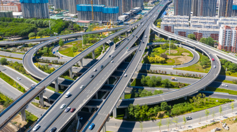 中国山东临沂市沂州立交桥