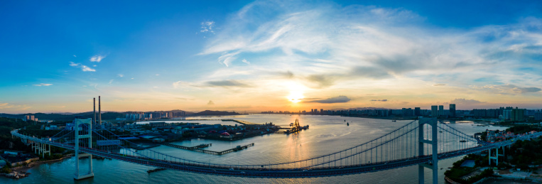 汕头海湾大桥全景图