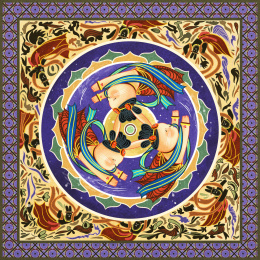 敦煌三兔共耳延展系列插画