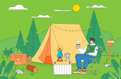 一个人的露营生活