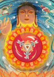 敦煌三兔共耳飞天主题延展