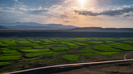 中国甘肃甘南州夏河县甘加秘境风光