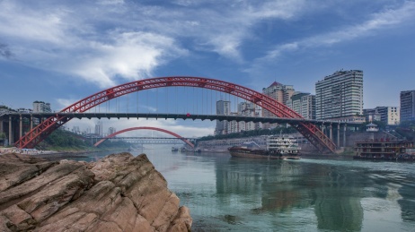 中国四川宜宾城市风光