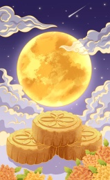 中秋节节日插画