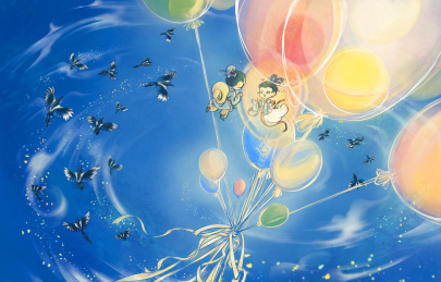 七夕节牛郎织女鹊桥相会