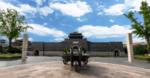 江苏常州春秋淹城夏日风光