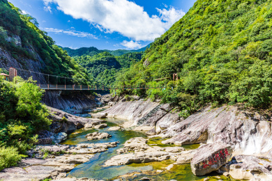中国安徽六安金寨县燕子河大峡谷