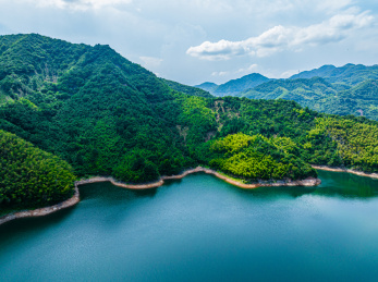 中国安徽六安响洪甸水库风光