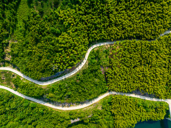 中国安徽六安响洪甸水库风光