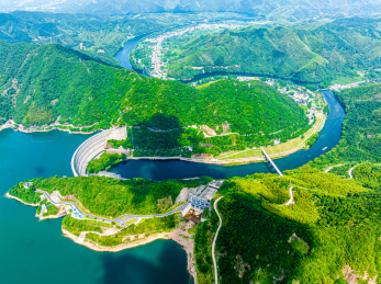 中国安徽六安响洪甸水库风光