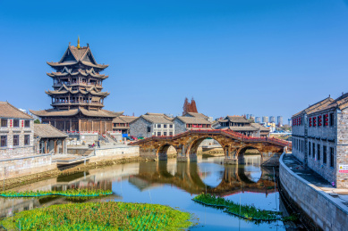 中国安徽滁州全椒县太平古城缙福楼