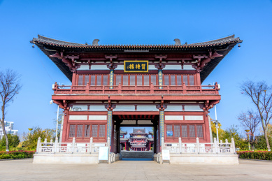 中国安徽滁州全椒县太平文化广场贺橹楼