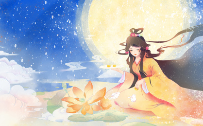 中秋节日插画