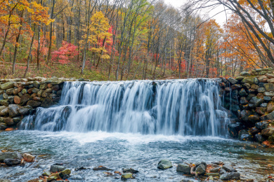中国辽宁本溪红叶