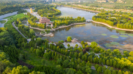 中国河南省灵宝市函谷关景区