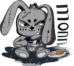 潮酷卡通手绘兔