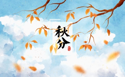秋分节气插画