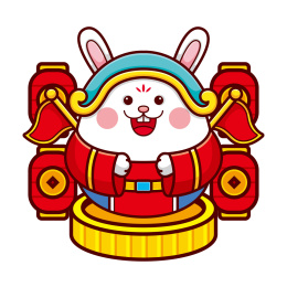 兔年国潮插画