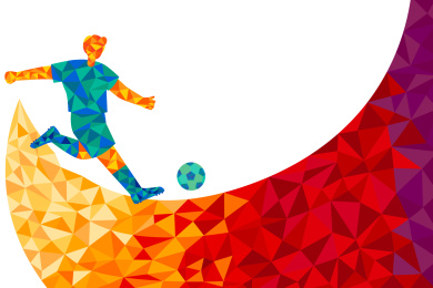 足球运动主题插画