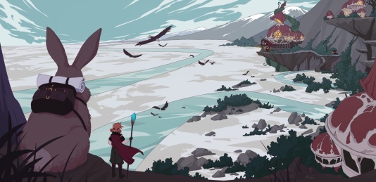 蓝天下的旅行兔子与魔法少女