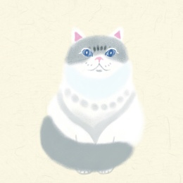 可爱毛茸茸小猫咪