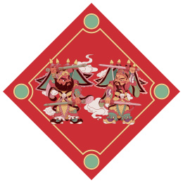 门神国风插画
