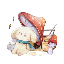 小狗的蘑菇演奏会