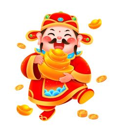 新年春节财神招财进宝