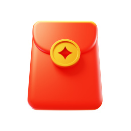 红包3D立体电商新年活动红包