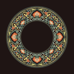 传统复古花纹装饰图案