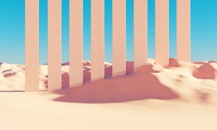3D渲染空间场景背景