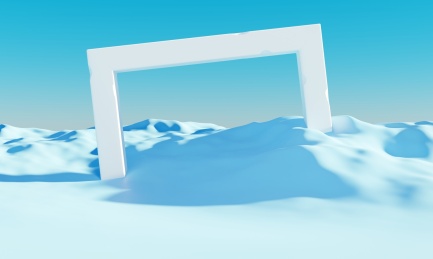 3D渲染空间场景背景