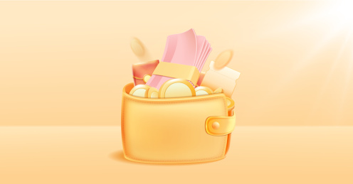 互联网金融理财活动插画