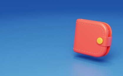 金融钱包存钱包放零钱便捷耐用3D建模