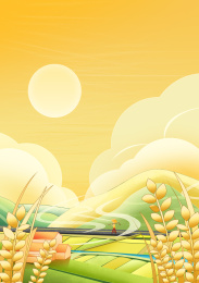 芒种节气国风插画