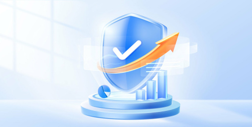 蓝色科技感安全防护