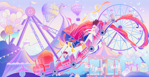 六一儿童节 游乐园