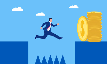 骗局-男人被骗掉进陷阱