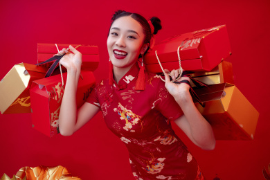 国潮美少女肖像