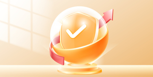 3D立体半透明球体和盾牌