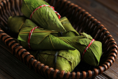 中国传统美食：端午节粽子