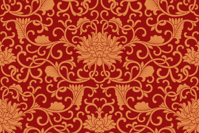 四方连续无缝花纹背景图案