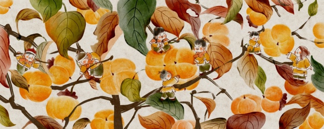 柿柿如意大吉图