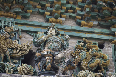 广胜寺小西天寺庙雕塑绘画